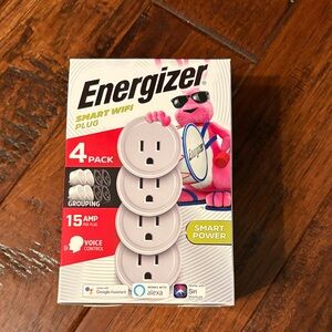 Energizer Smart WiFi Plug 4-Pack - White